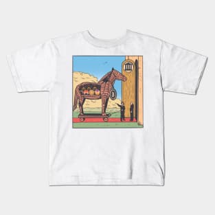 BITCOIN TROJAN HORSE Kids T-Shirt